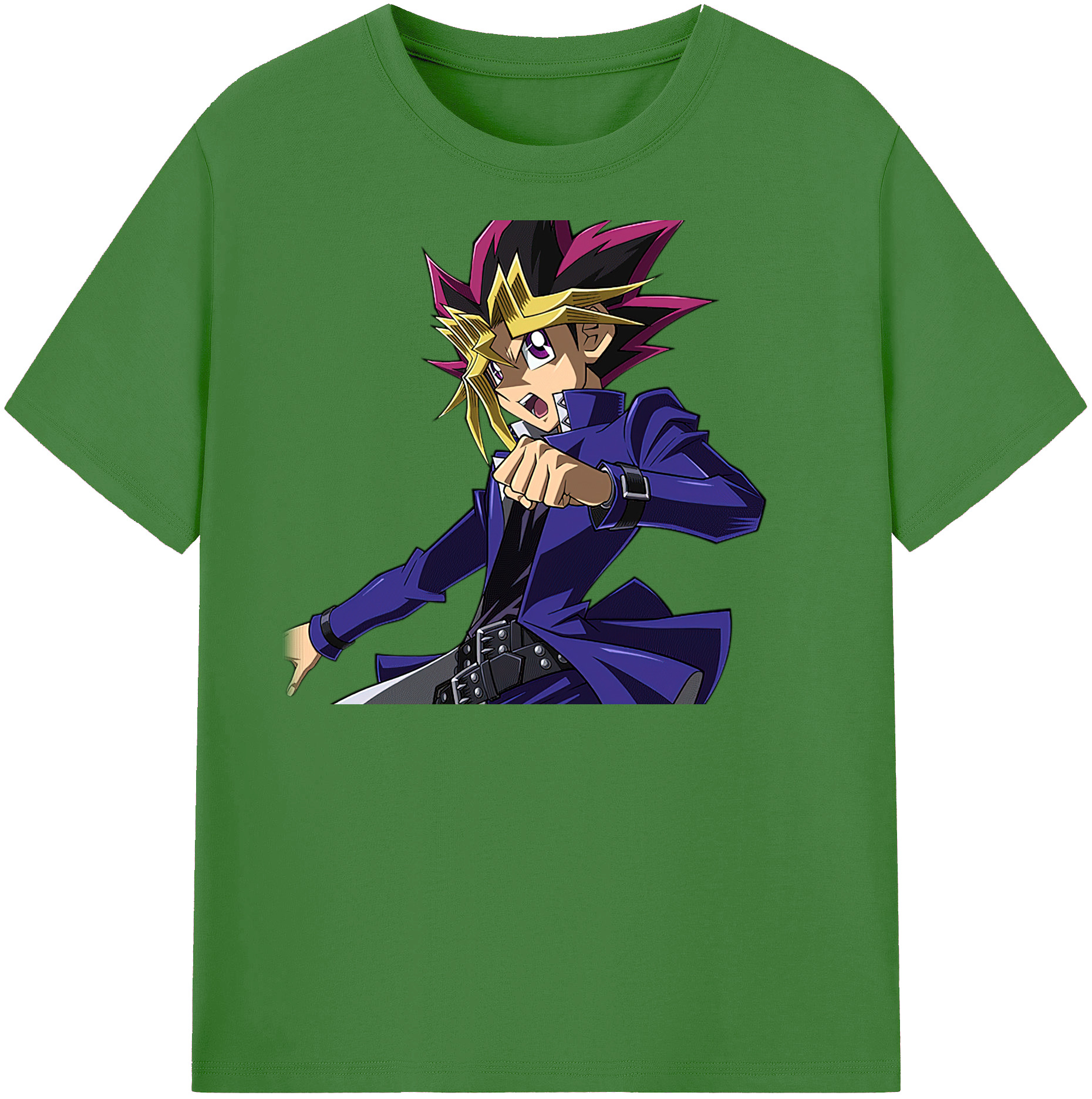 （画像用） 遊☆戯☆王 Yu-Gi-Oh! レディースカジュアルプリントTシャツ（綿100％）